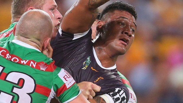 James Gavet of the Broncos  is the only player to be banned for a shoulder charge this year.