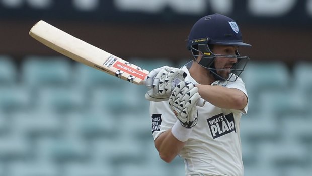 Not happy: Ed Cowan would rather the Blues' Sheffield Shield match was played at the SCG rather than in New Zealand.