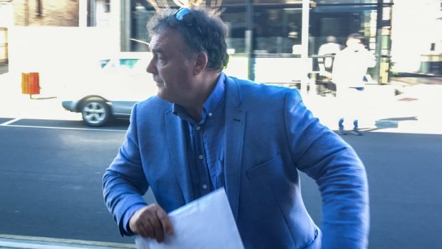 One Nation senator Rod Culleton arrives at Armidale court in August.