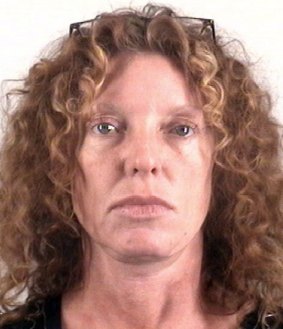 This photo taken on Thursday provided by the Tarrant County, Texas jail, shows Tonya Couch. Mrs Couch, the mother of a fugitive teen who used an "affluenza" defence after a deadly drunken-driving case, faces a charge of helping her son evade capture.