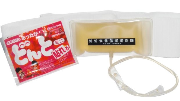 One of the 'fake urine' kits that are available.