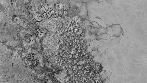 NASA's latest surface image of Pluto. 