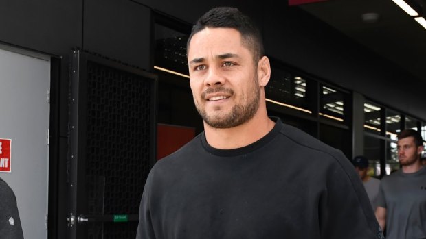 Number crunching: Titans officials and the NRL reportedly discussed the cost implication of Jarryd Hayne leaving the Gold Coast club.