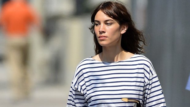 Alexa Chung on the streets of New York, 2013.