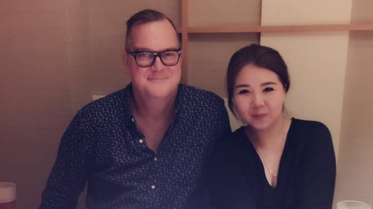 Crown's Shanghai-based administration assistant Jiang "Jenny" Ling and her husband, American expatriate Jeff Sikkema.