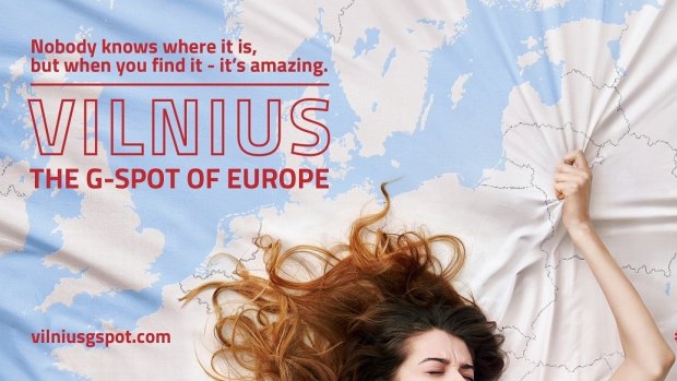 Vilnius new tourism campaign calling the Lithuanian capital 'The G-Spot of Europe' has created controversy.