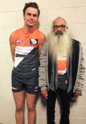 Williams and his pop, Ed Murray, an elder of the Wiradjuri people.