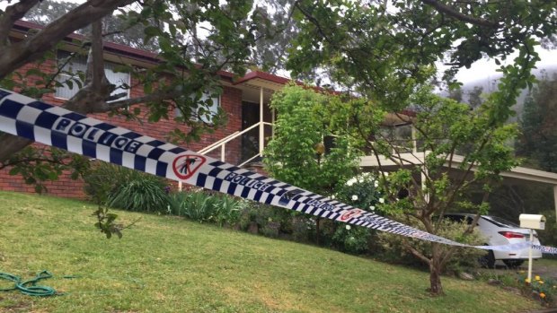 Crime scene: The married couple were discovered dead in their Bailey Avenue home in East Tamworth on Sunday night. 