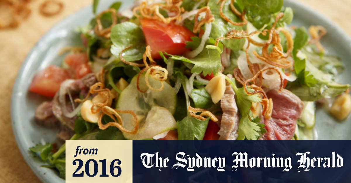 Frank Camorra Thai Rare Beef Salad And Sweet And Sour Duck Salad