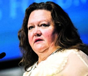 Gina Rinehart.