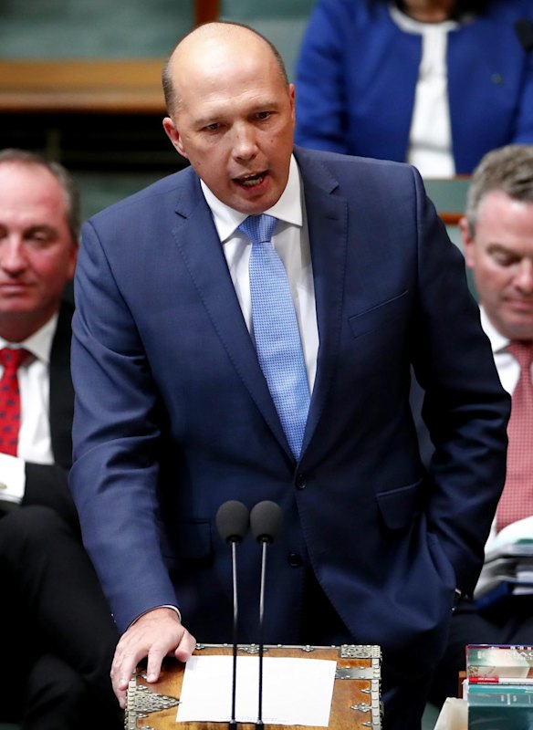 Immigration Minister Peter Dutton has seized on divisions in Labor over his citizenship changes.
