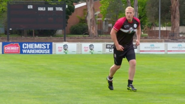 Hannah Mouncey opened up on 60 Minutes on Sunday and will play for Ainslie in Canberra next year.