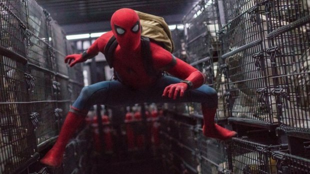 Tom Holland's Peter Parker adds a slapstick vibe in Spider-Man: Homecoming.
