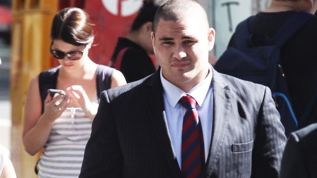 Guilty: Packer was handed a two-year jail sentence for assault over his drunken incident. 