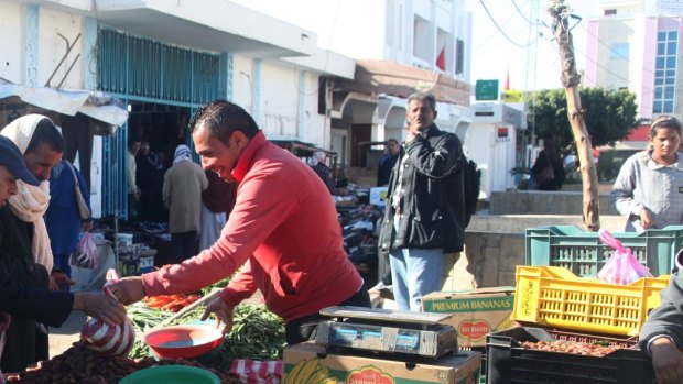 Abdessalam Bouazizi says he and other street vendors are still harassed and extorted by the police. 