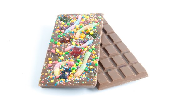 At ChocoLab, no one will stop you from putting sour gummy worms on your chocolate.
