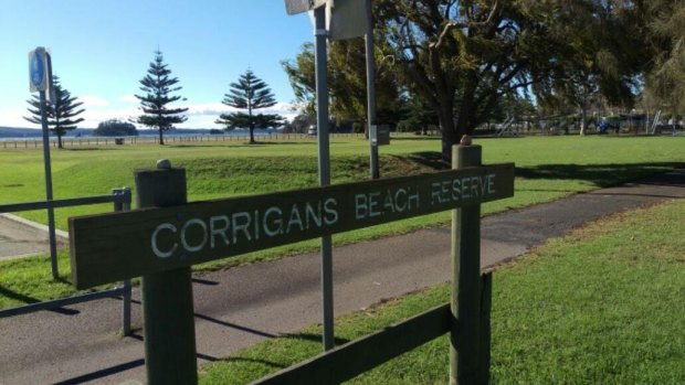 A mother allegedly struck her son with her car at Corrigans Beach Reserve, in Batehaven.