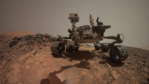 A Martian selfie: NASA's Curiosity rover in the Gale crater on Mars.