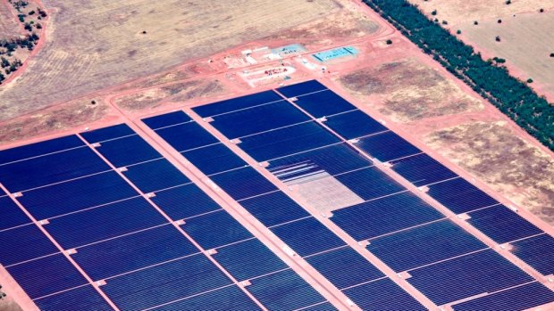 AGL's solar plant at Nyngan is Australia's largest at 102 megawatt-capacity.