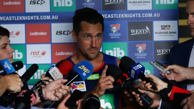 New surrounds, same pressure: Knights signing Mitchell Pearce.