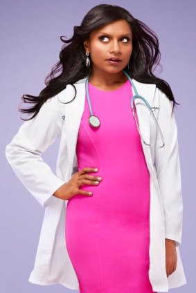 Kaling as Dr Mindy Lahiri on The Mindy Project.
