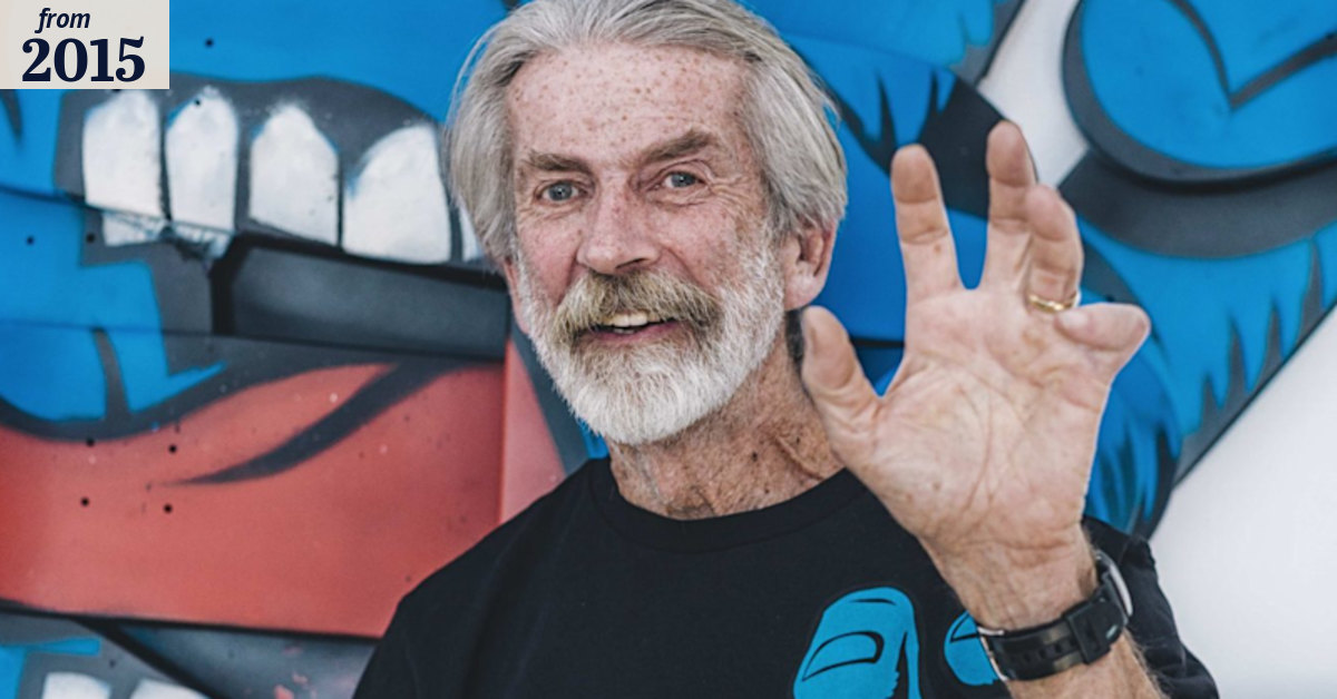 Talk to the (screaming) hand: Show marks 30 years of a skateboarding symbol