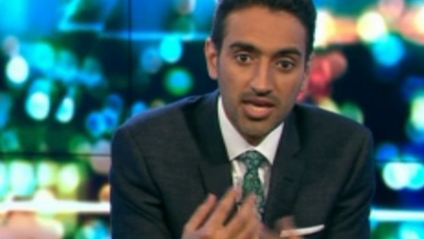 "Let's do this": Waleed Aly on The Project on Monday night.