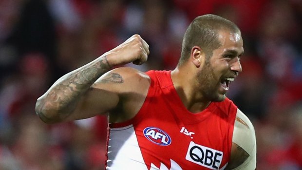 Million-dollar recruit: The Swans were prepared to pay big for Lance Franklin to help deliver Sydney a flag.

