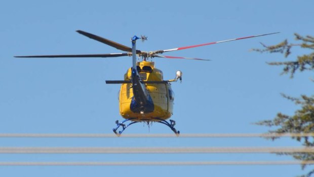 An injured truck driver is flown out of Goondiwindi after a fatal crash on the Newell Highway.
