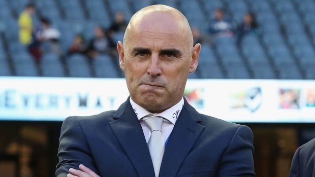 Riled: Kevin Muscat.