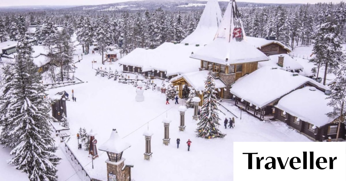 Busier than ever': Tourists flock to Santa Claus Village in Finnish Lapland