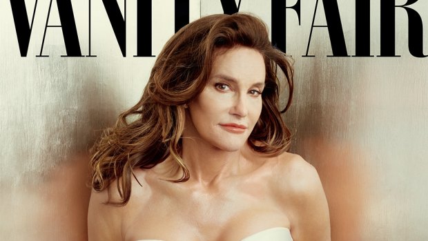 Caitlyn Jenner making her public debut on the cover of Vanity Fair.