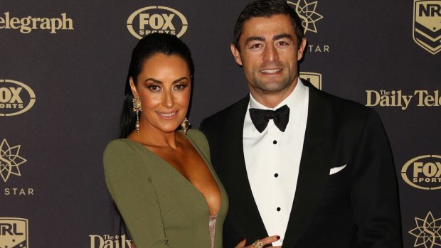 Terry Biviano and Anthony Minichiello at the 2016 Dally M Awards.