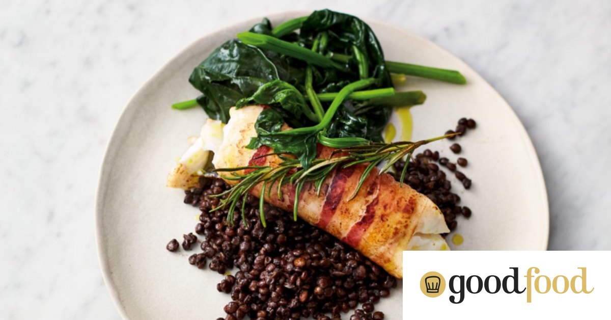 Jamie Oliver's smoky pancetta cod