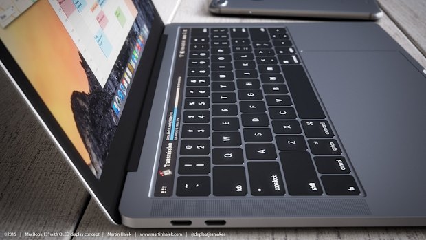 Artist's impression: designer Martin Hajek published this great guess at what a new MacBook Pro would look like back in June.