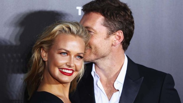 Beaming: The once very public Lara Bingle is now known as the very private Lara Bingle Worthington – on Instagram, that is.