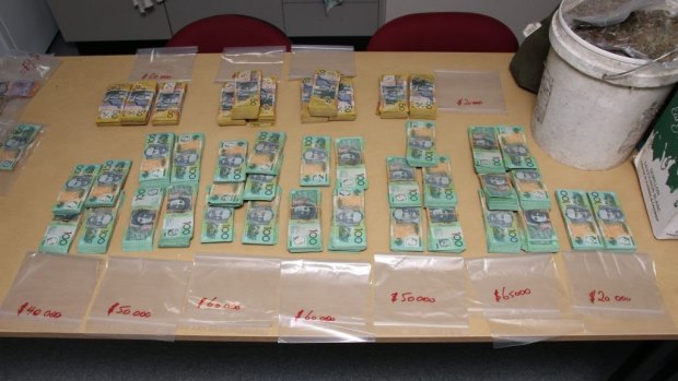 Almost $460,000 in cash was also among the haul.