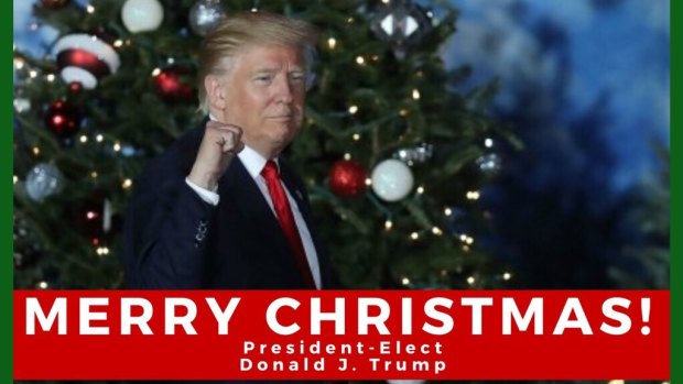 Merry Christmas from President-Elect Donald J Trump