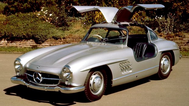 The unusual Mercedes-Benz 300SL Gullwing from 1952 is eternally popular.