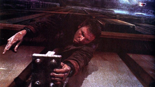 Ford as Rick Deckard in the original Blade Runner, released in 1982. 