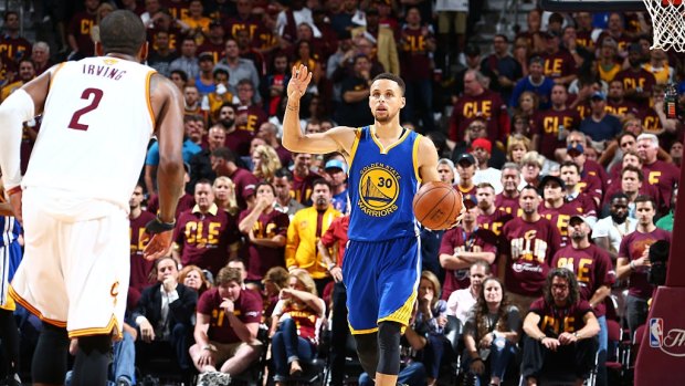 Back in action: Golden State Warriors' MVP Steph Curry scored 38 points as they beat the Cleveland Cavaliers in Game 4 of the NBA Finals.