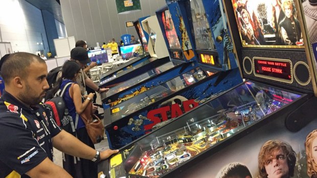 Pinball wizards were also at home in the Classic Gaming Area at PAX.