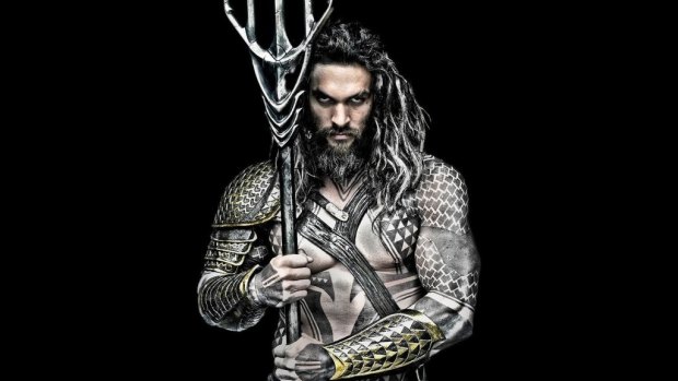 Jason Momoa as Aquaman.