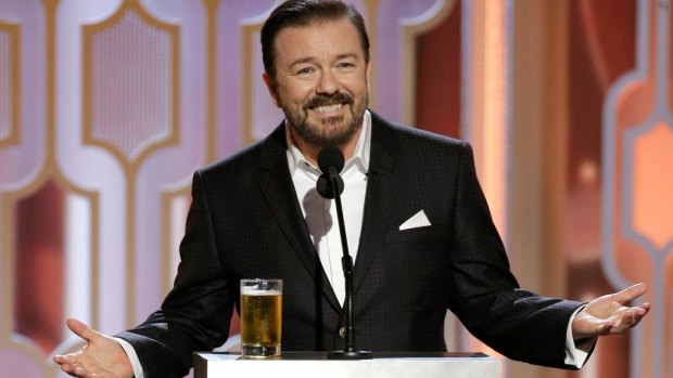 Ricky Gervais wants to see 24/7 coverage of Donald Trump. 