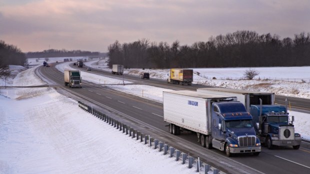 The Indiana toll road, bought recently by pension funds.