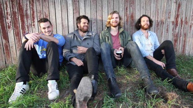 Canberra-based indie quartet Wallflower.