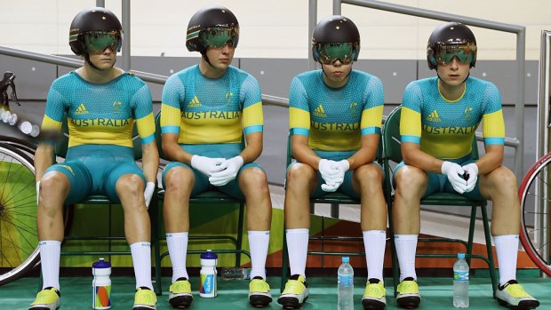The Australian womens team pursuit were unable to win a medal in Rio.