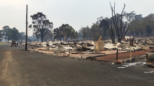 A bushfire devastated the town of Yarloop in Western Australia in January.