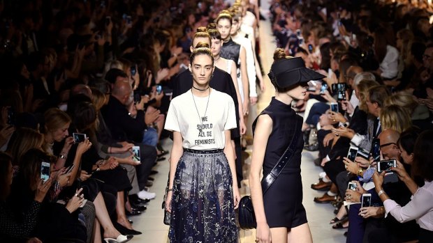 Dior's 'We Should All Be Feminists' T-shirt, from Maria Grazia Chiuri, the first female creative director in the label's 70-year history, made waves when it made its debut last year.