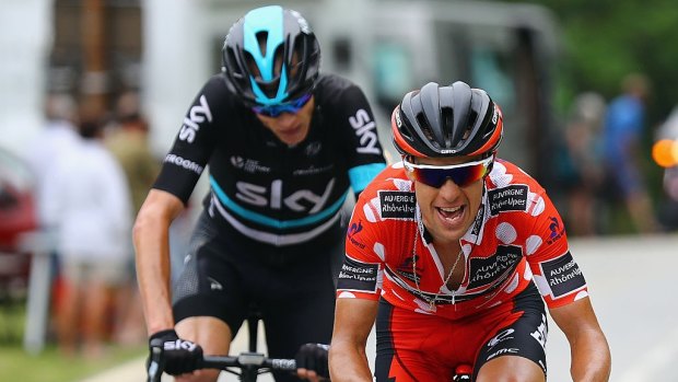 Another win: Chris Froome has won the Criterium du Dauphine, beating Australian Richie Porte, who came in fourth.